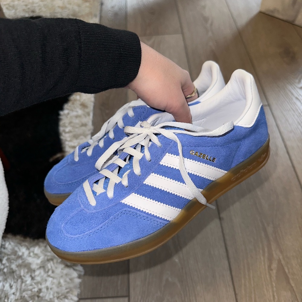 Adidas Gazelle Indoor Blue Fusion Gum W5.5 (fits 6)